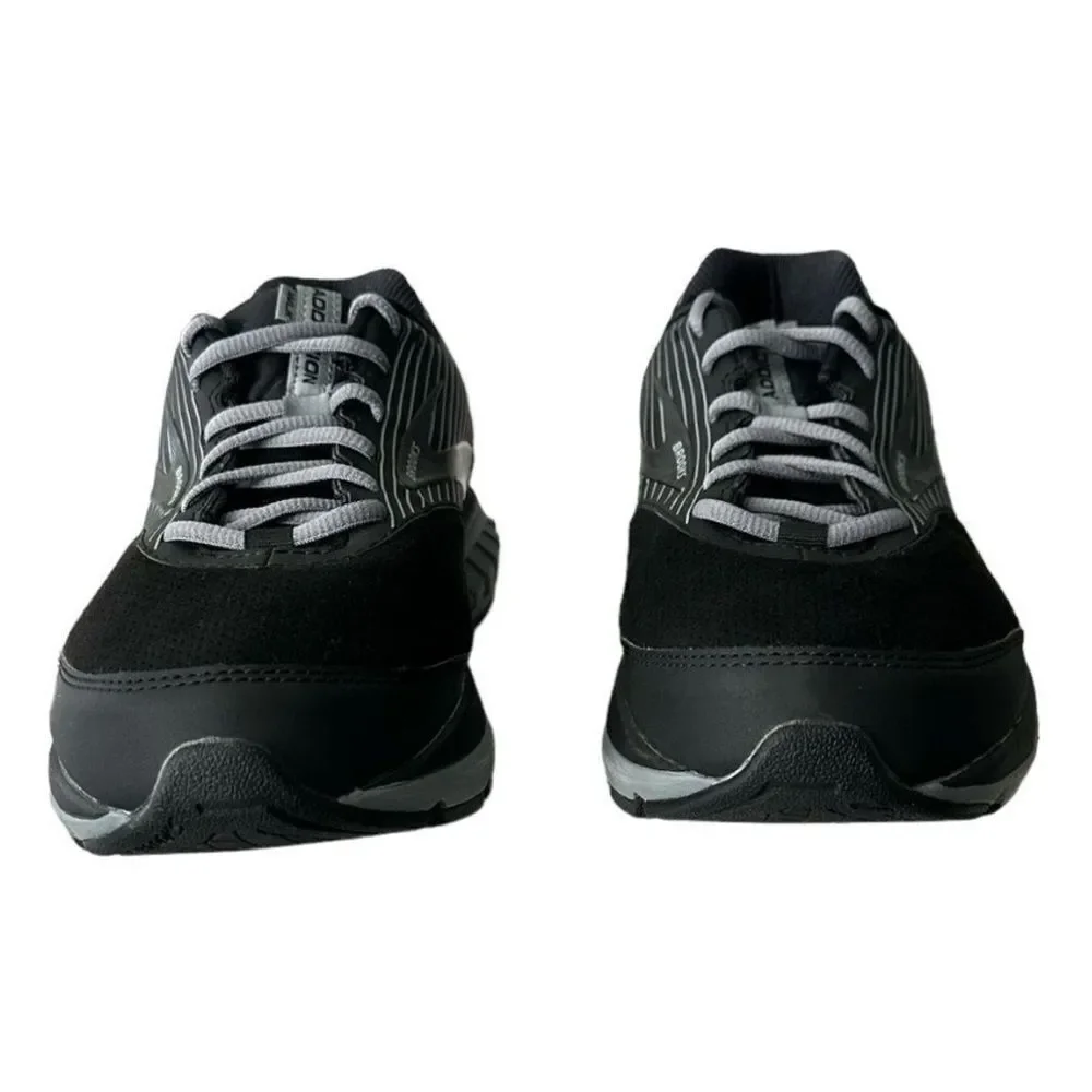 Brooks Addiction Walker Black Suede Walking Shoes Men’s 8 4E Extra Wide